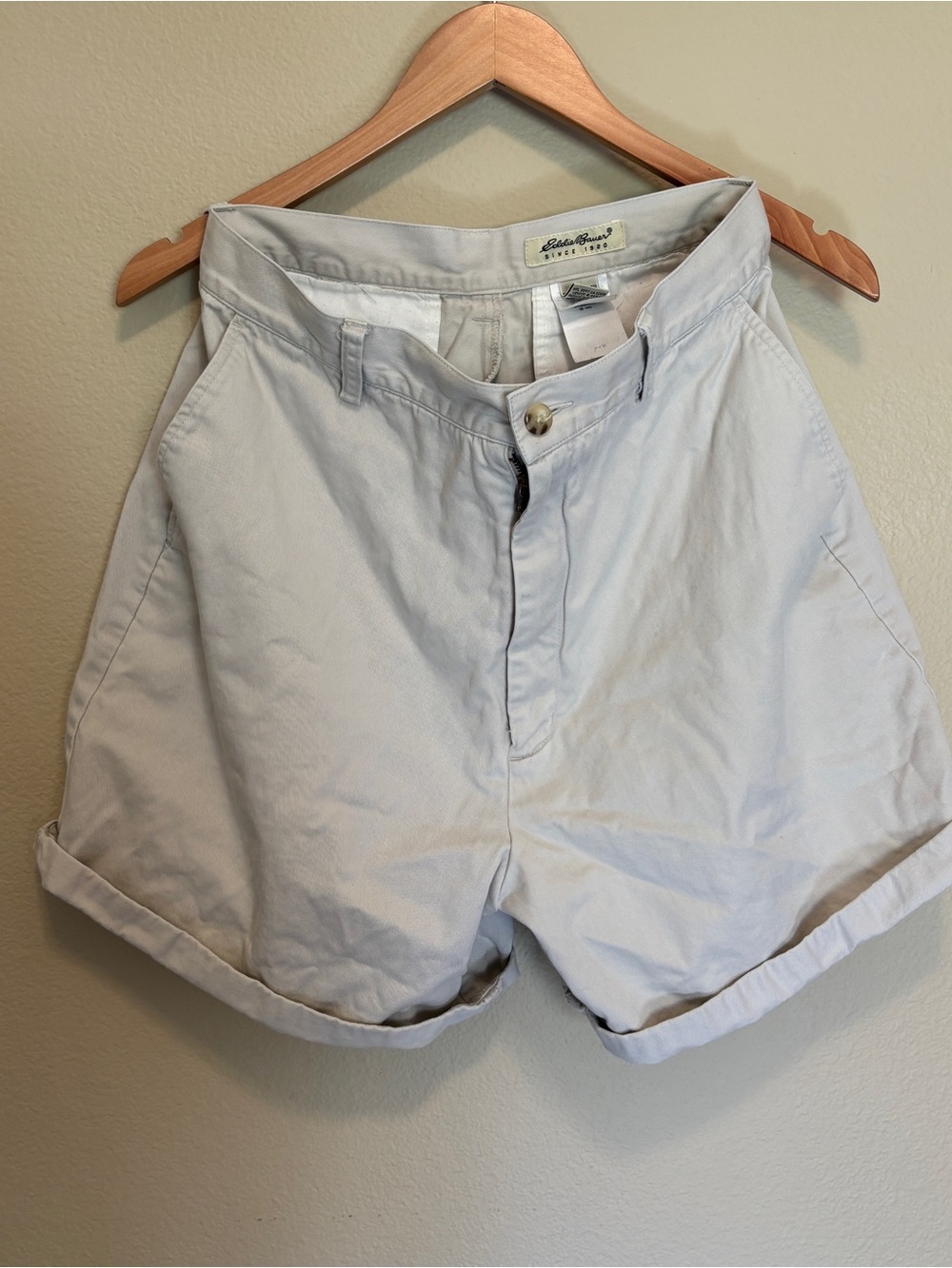 Eddie Bauer White Cotton Shorts